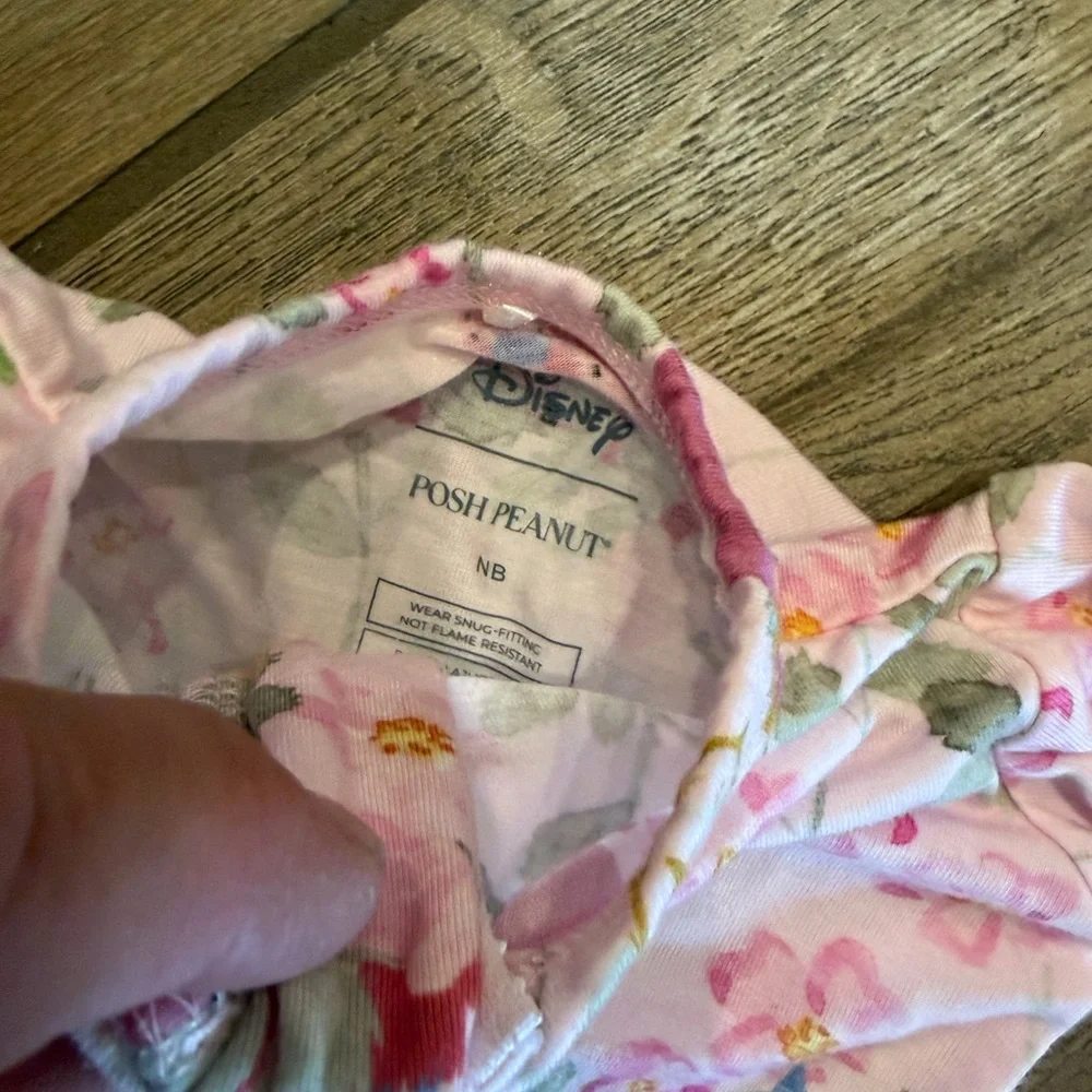 Posh Peanut Disney princess Pjs Newborn Belle Snow white Cinderella comes with 4 - Picture 7 of 9